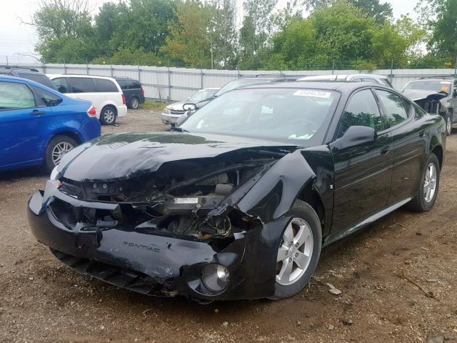 2G2WP552881171077 - 2008 PONTIAC GRAND PRIX BLACK photo 2