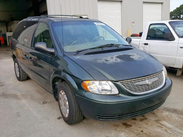 2C4GP44G81R120662 - 2001 CHRYSLER TOWN & COU GREEN photo 1