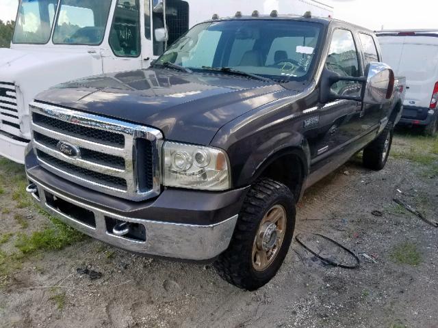 1FTWW31P57EA12437 - 2007 FORD F350 SRW S BLUE photo 2