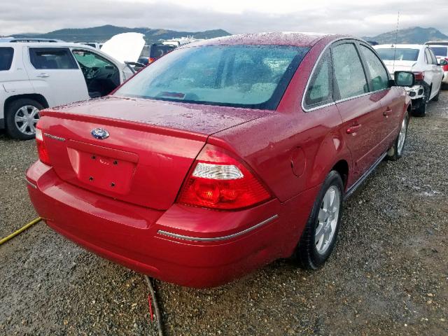 1FAHP231X5G183927 - 2005 FORD FIVE HUNDR RED photo 4