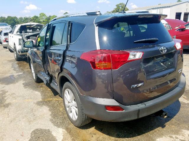 2T3DFREV0FW378834 - 2015 TOYOTA RAV4 LIMIT GRAY photo 3