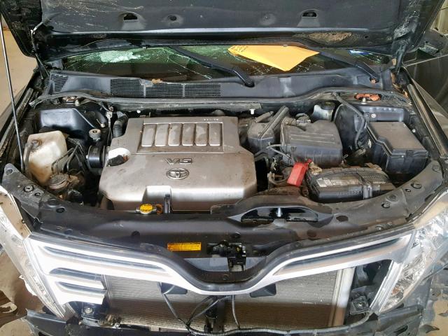 4T3ZK3BB9AU021847 - 2010 TOYOTA VENZA BLACK photo 7