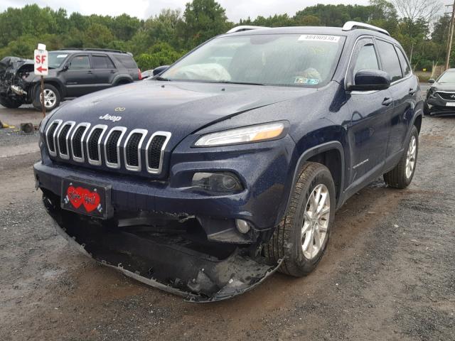 1C4PJMCS3FW514012 - 2015 JEEP CHEROKEE L BLUE photo 2