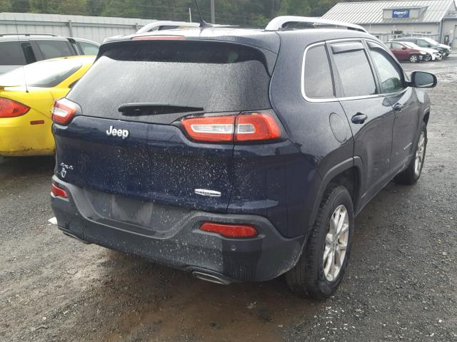 1C4PJMCS3FW514012 - 2015 JEEP CHEROKEE L BLUE photo 4