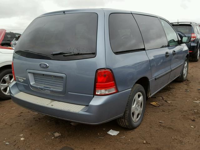 2FMZA50664BB16602 - 2004 FORD FREESTAR S BLUE photo 4