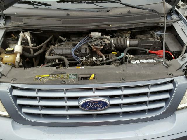 2FMZA50664BB16602 - 2004 FORD FREESTAR S BLUE photo 7