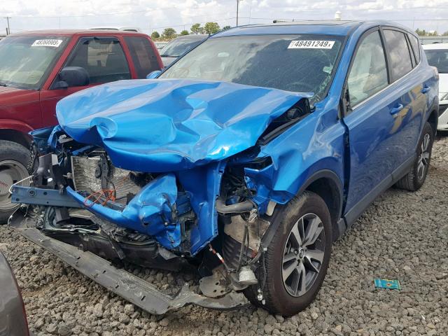 2T3WFREV3JW484020 - 2018 TOYOTA RAV4 ADVEN BLUE photo 1