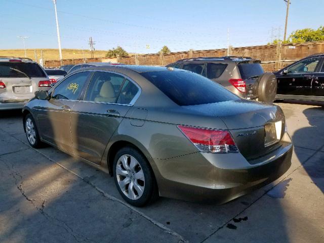 1HGCP2F82AA004601 - 2010 HONDA ACCORD EXL GOLD photo 3