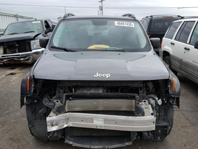 ZACCJAAT3GPD73322 - 2016 JEEP RENEGADE S 灰色 照片 9