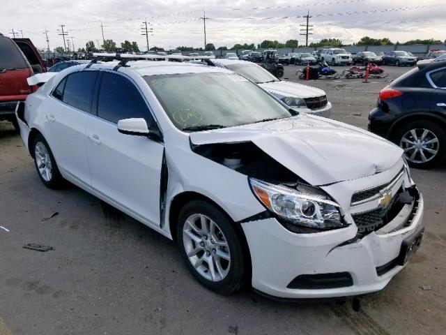 1G11D5SR1DF152544 - 2013 CHEVROLET MALIBU 1LT WHITE photo 1