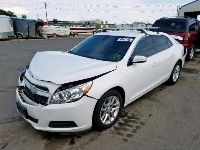 1G11D5SR1DF152544 - 2013 CHEVROLET MALIBU 1LT WHITE photo 2