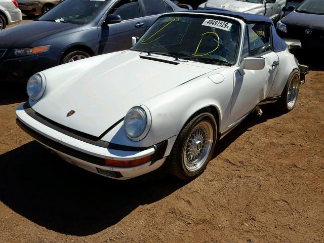 WP0EB0916JS170154 - 1988 PORSCHE 911 CARRER WHITE photo 2