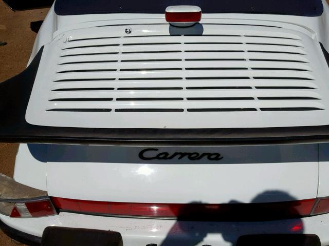 WP0EB0916JS170154 - 1988 PORSCHE 911 CARRER WHITE photo 7