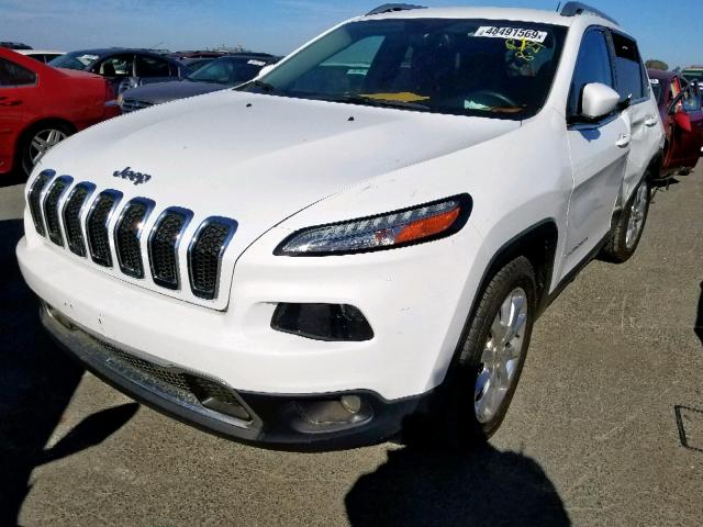 1C4PJMDBXFW768136 - 2015 JEEP CHEROKEE L WHITE photo 2