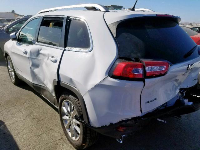 1C4PJMDBXFW768136 - 2015 JEEP CHEROKEE L WHITE photo 3