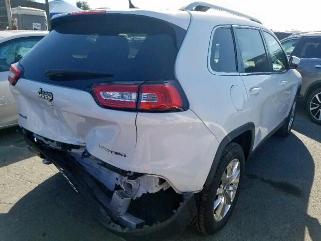 1C4PJMDBXFW768136 - 2015 JEEP CHEROKEE L WHITE photo 4