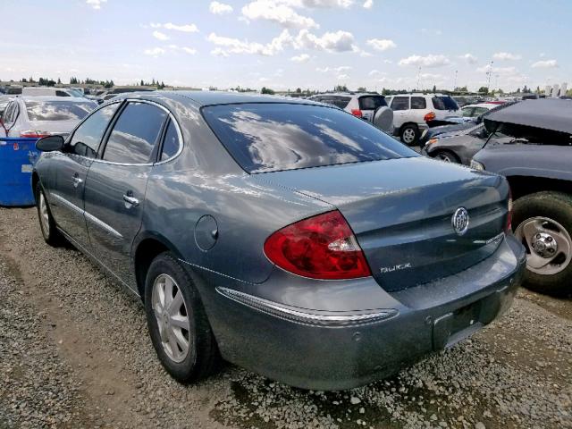 2G4WD532151221817 - 2005 BUICK LACROSSE C GRAY photo 3