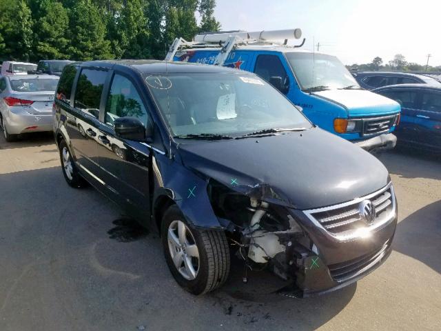 2V4RW3D13AR190416 - 2010 VOLKSWAGEN ROUTAN SE BLACK photo 1