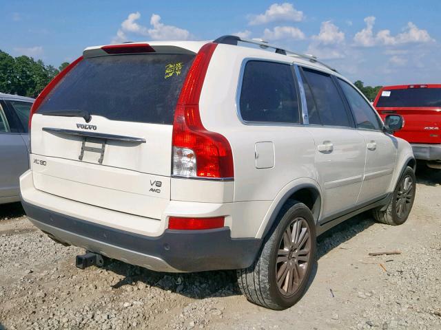 YV4CZ852681465509 - 2008 VOLVO XC90 V8 WHITE photo 4