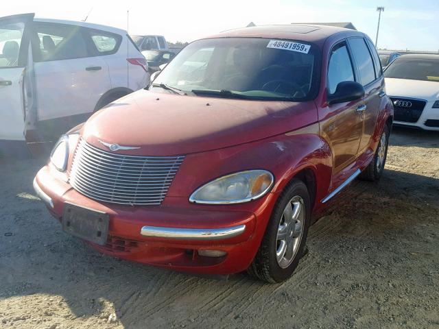 3C8FY68B72T329987 - 2002 CHRYSLER PT CRUISER RED photo 2