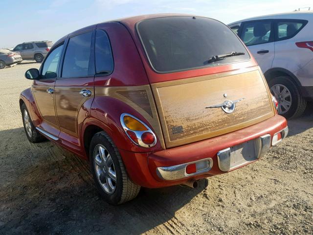 3C8FY68B72T329987 - 2002 CHRYSLER PT CRUISER RED photo 3