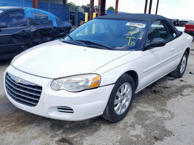 1C3EL75R64N267881 - 2004 CHRYSLER SEBRING GT WHITE photo 2