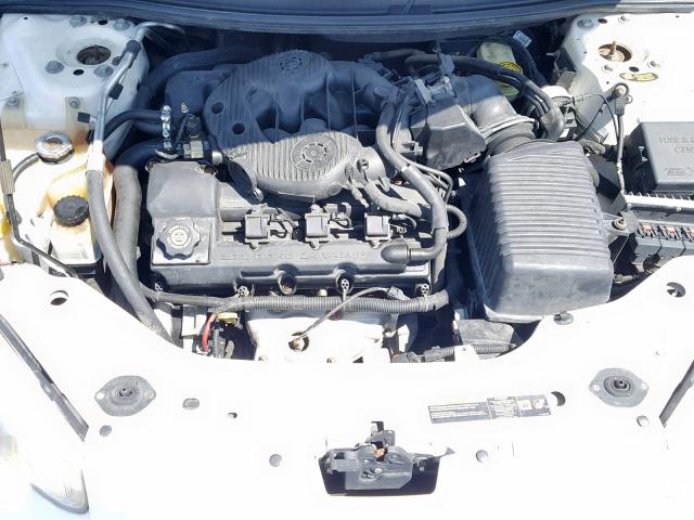 1C3EL75R64N267881 - 2004 CHRYSLER SEBRING GT WHITE photo 7