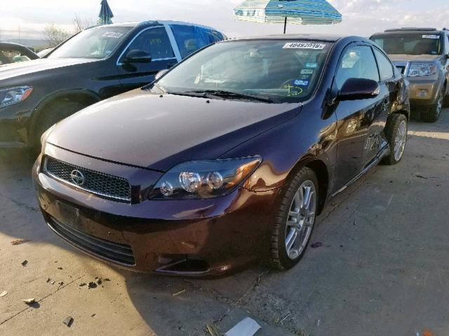 JTKDE3B75A0313120 - 2010 TOYOTA SCION TC ბურგუნდია ფოტო 2