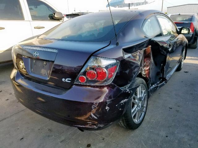 JTKDE3B75A0313120 - 2010 TOYOTA SCION TC ბურგუნდია ფოტო 4