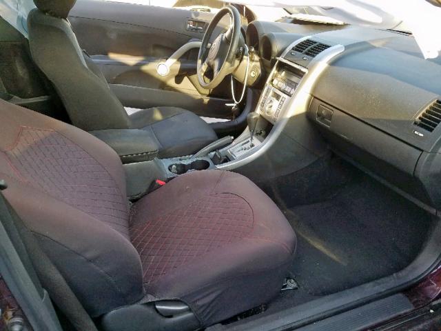 JTKDE3B75A0313120 - 2010 TOYOTA SCION TC ბურგუნდია ფოტო 5