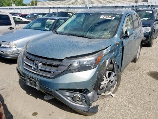 5J6RM4H7XCL018958 - 2012 HONDA CR-V EXL SILVER photo 2