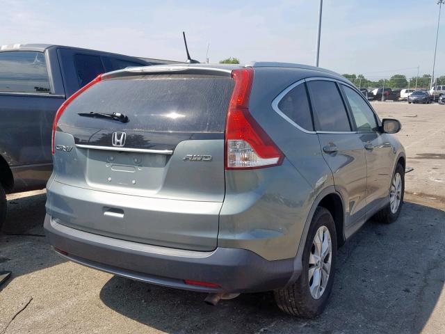 5J6RM4H7XCL018958 - 2012 HONDA CR-V EXL SILVER photo 4