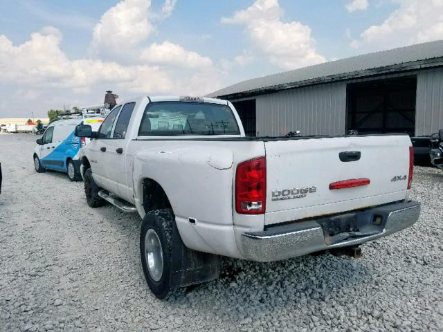 3D7MU48C33G860573 - 2003 DODGE RAM 3500 S WHITE photo 3