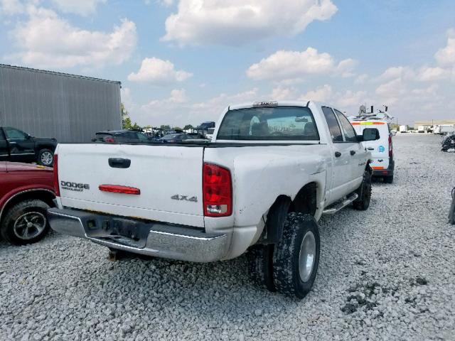 3D7MU48C33G860573 - 2003 DODGE RAM 3500 S WHITE photo 4