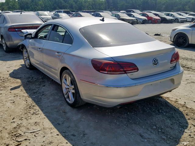 WVWRP7AN5DE569988 - 2013 VOLKSWAGEN CC LUXURY GRAY photo 3