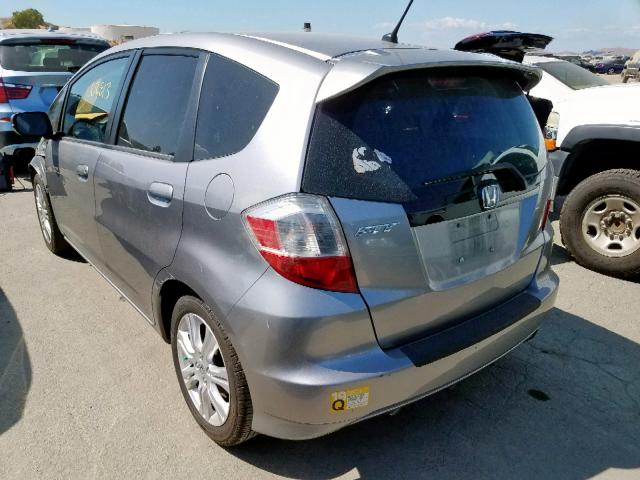 JHMGE88419S043316 - 2009 HONDA FIT SPORT SILVER photo 3