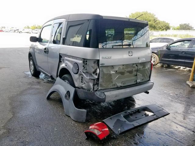 5J6YH28644L029113 - 2004 HONDA ELEMENT EX SILVER photo 3