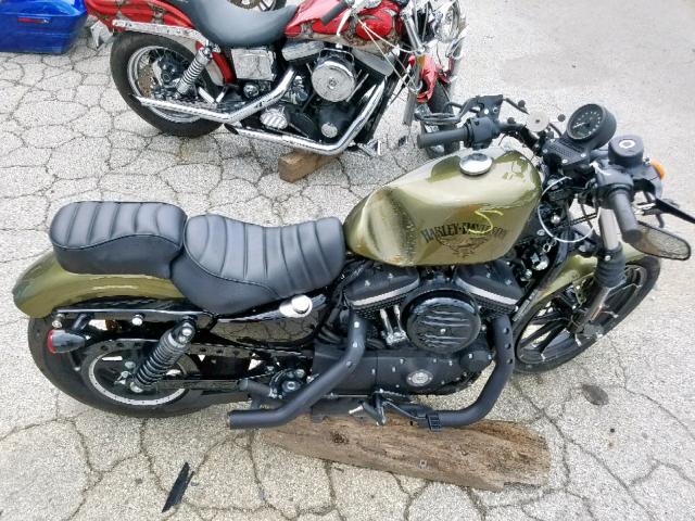 1HD4LE211GC414827 - 2016 HARLEY-DAVIDSON XL883 IRON GREEN photo 5