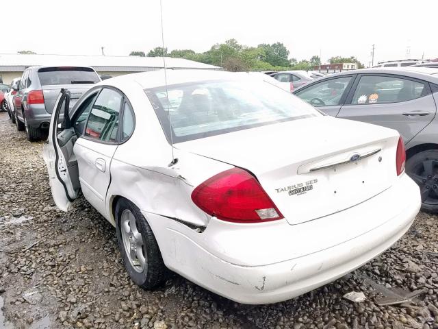 1FAFP55U92G275462 - 2002 FORD TAURUS SES WHITE photo 3