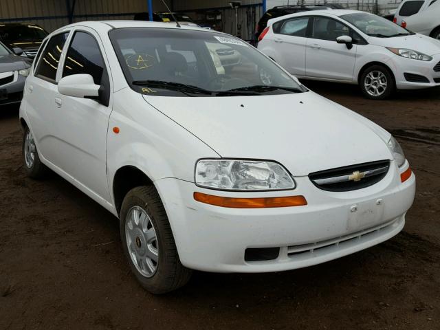 KL1TJ62634B182972 - 2004 CHEVROLET AVEO LS WHITE photo 1