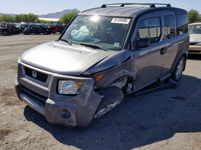 5J6YH28675L032802 - 2005 HONDA ELEMENT EX GRAY photo 2