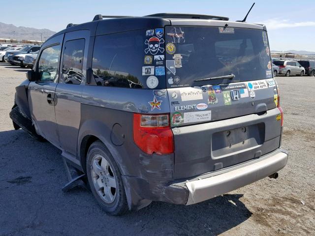 5J6YH28675L032802 - 2005 HONDA ELEMENT EX GRAY photo 3