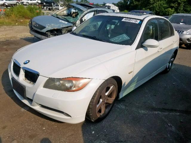 WBAVC73527KP36124 - 2007 BMW 328 XI SUL WHITE photo 2