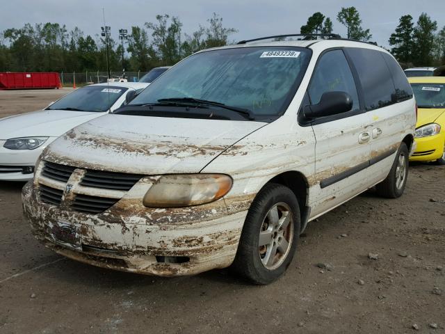 1D4GP45R86B744552 - 2006 DODGE CARAVAN SX WHITE photo 2