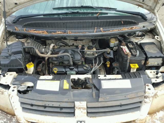 1D4GP45R86B744552 - 2006 DODGE CARAVAN SX WHITE photo 7