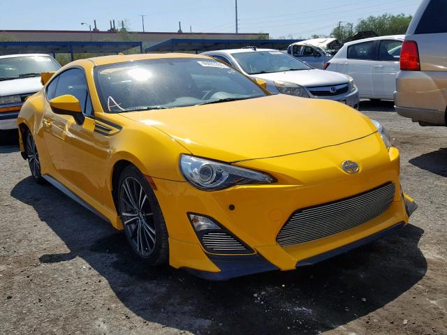 JF1ZNAA11F8706884 - 2015 TOYOTA SCION FR-S YELLOW photo 1