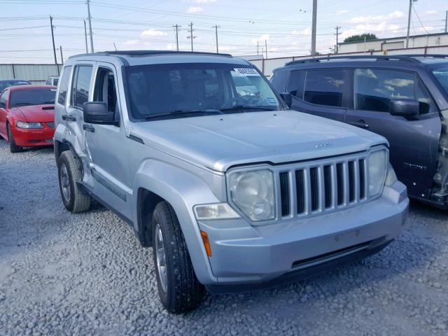 1J8GP28K38W207916 - 2008 JEEP LIBERTY SP GRAY photo 1