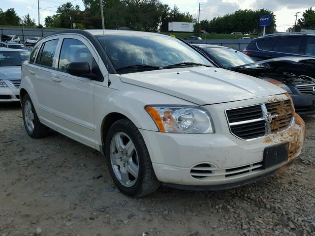 1B3HB48A09D142485 - 2009 DODGE CALIBER SX WHITE photo 1