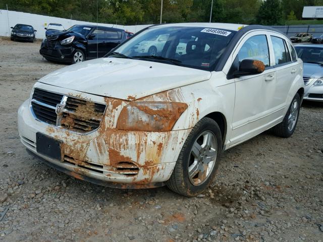 1B3HB48A09D142485 - 2009 DODGE CALIBER SX WHITE photo 2