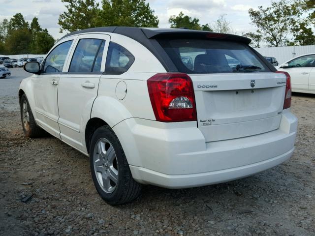 1B3HB48A09D142485 - 2009 DODGE CALIBER SX WHITE photo 3